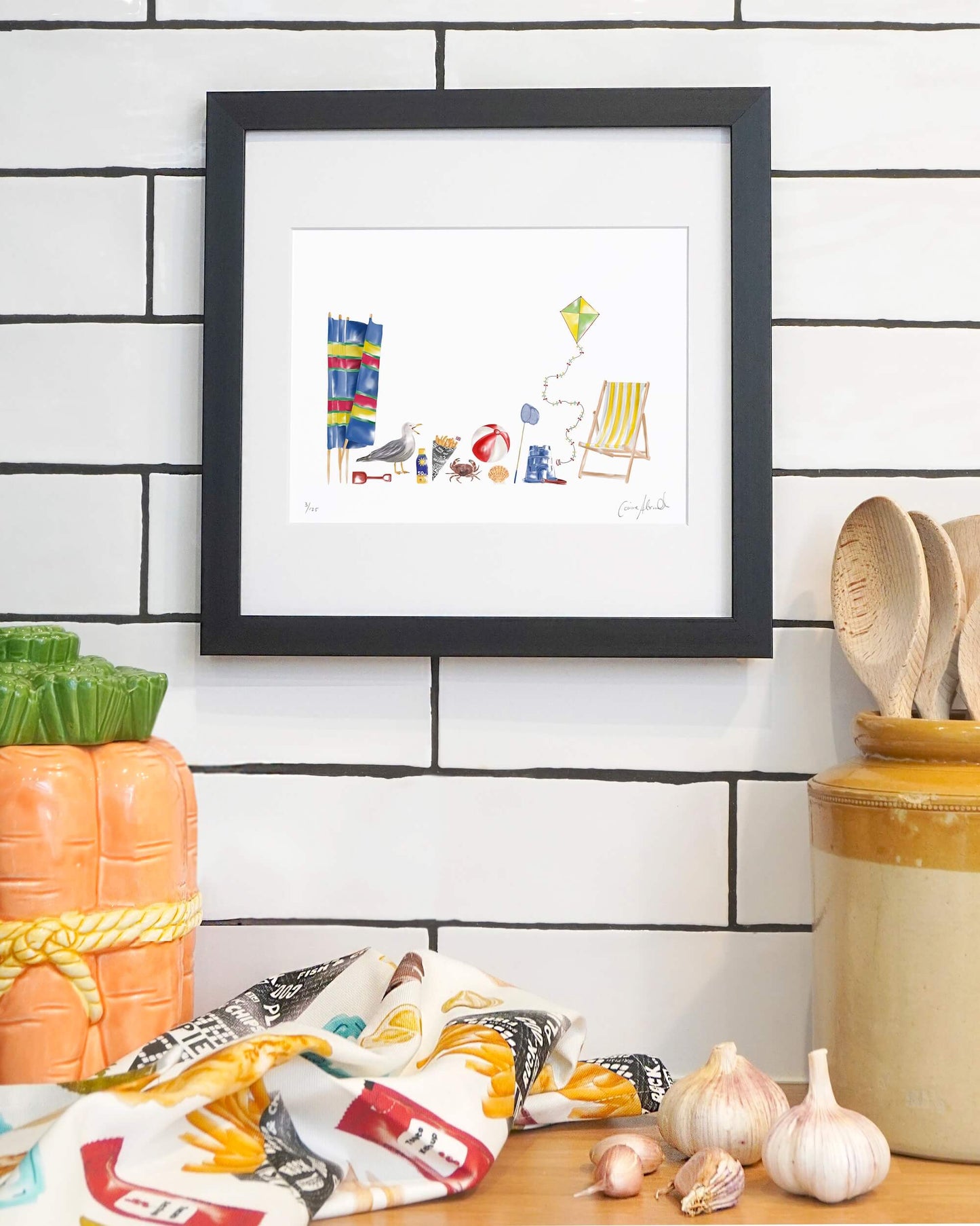 British Seaside Art Print
