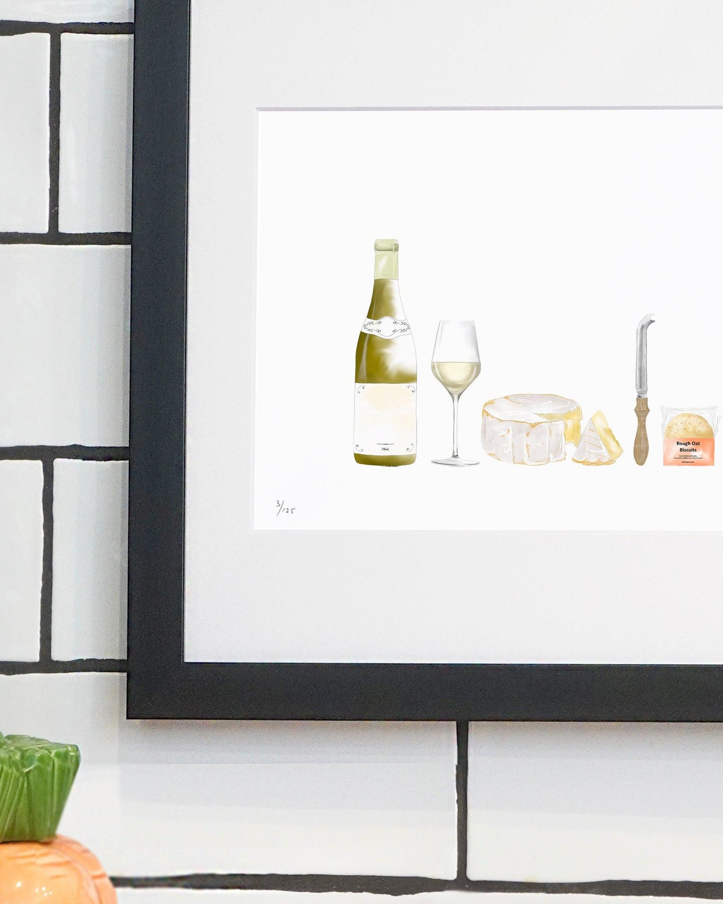 Cheese & Wine Print
