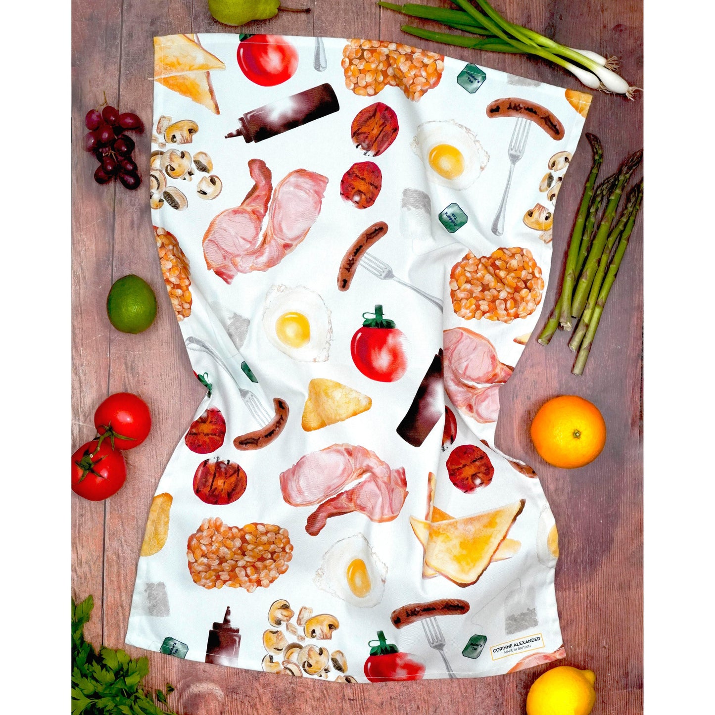 Full English Tea Towel