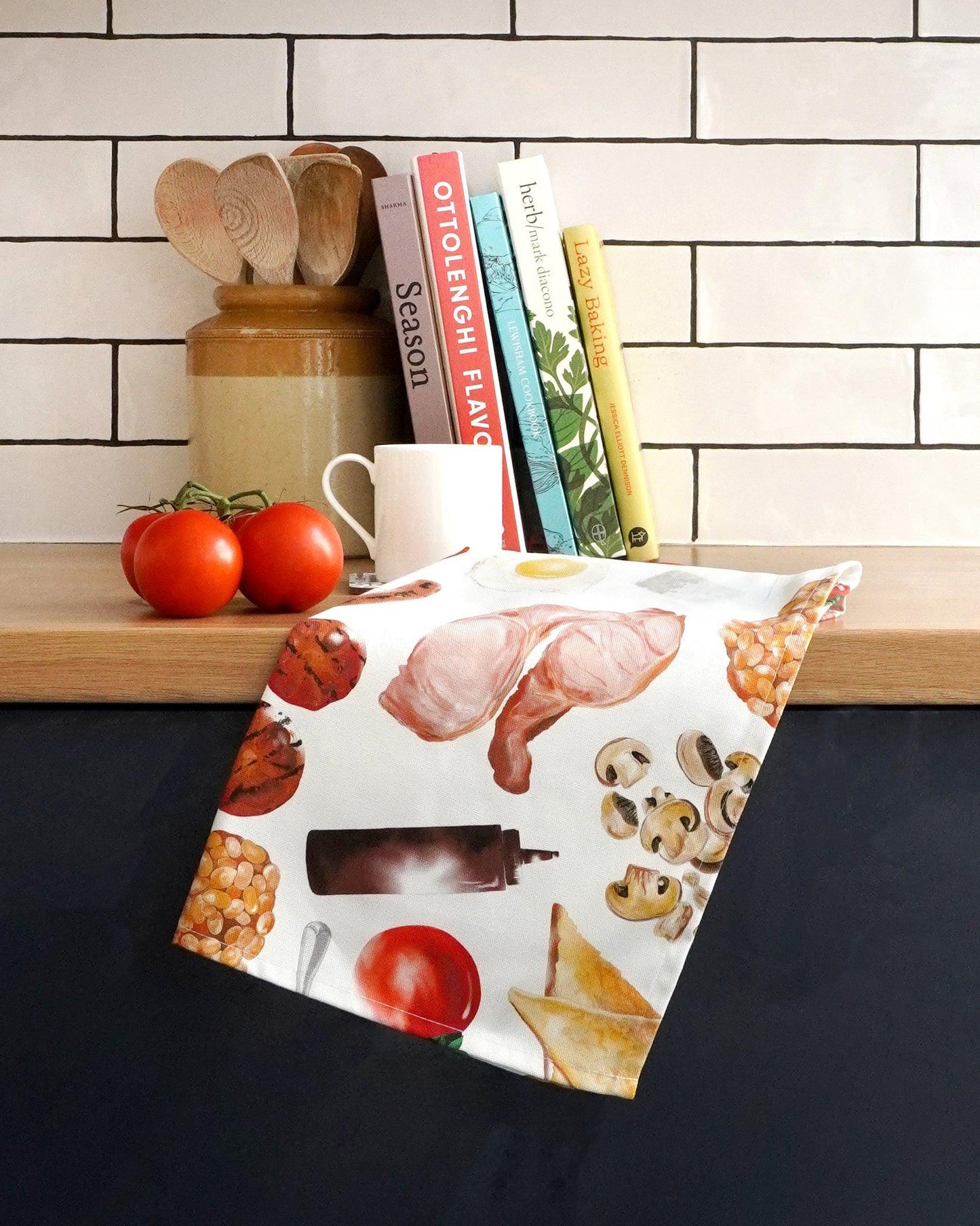 A quirky gift idea - Full English tea towel