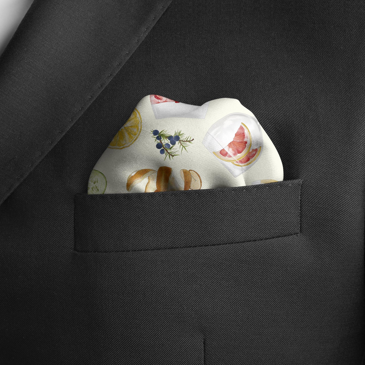 Gin Cocktail Silk Scarf