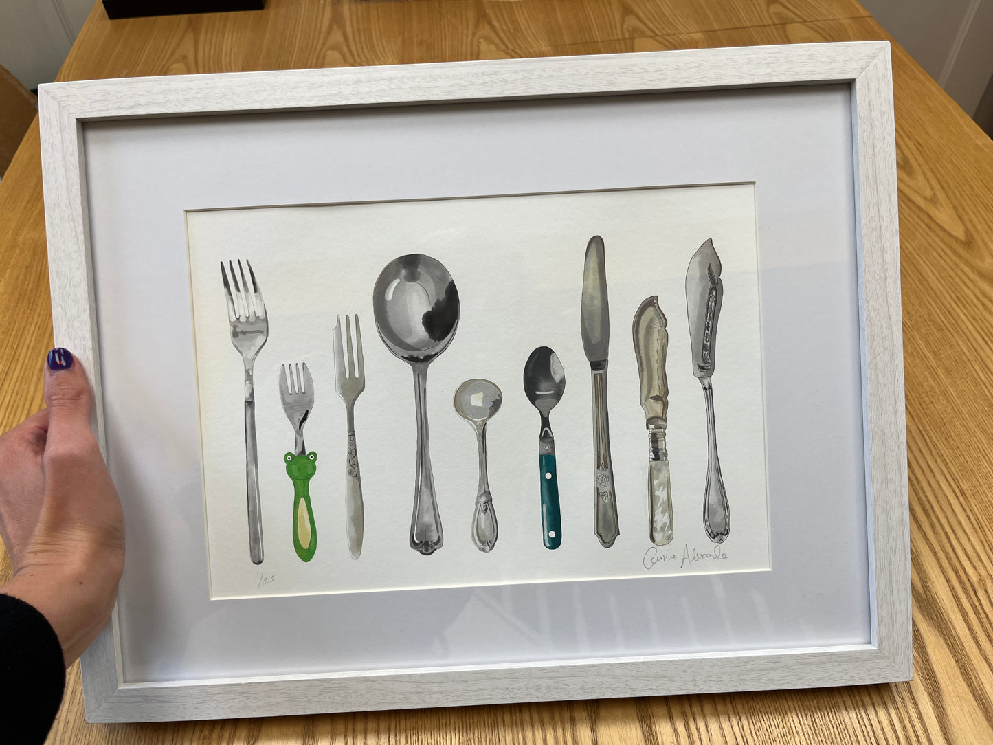 Cutlery Framed Print - END OF LINE - LAST 1