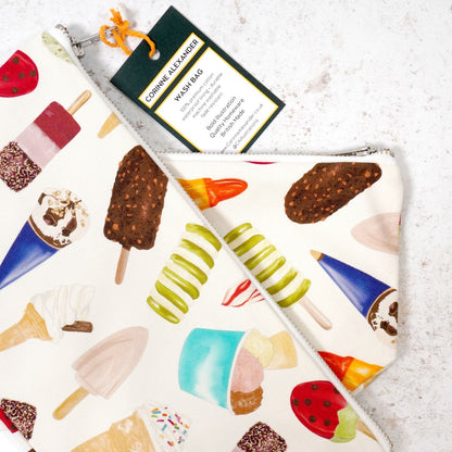 Ice cream wash bag a novelty British gift idea