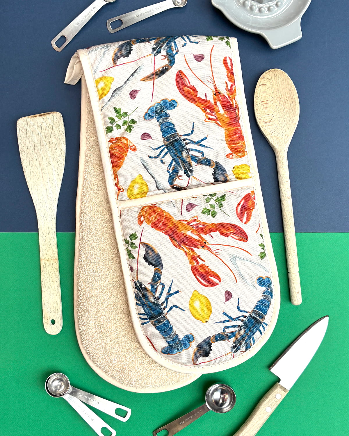 Lobster Oven Glove, Coastal Kitchen & British Made