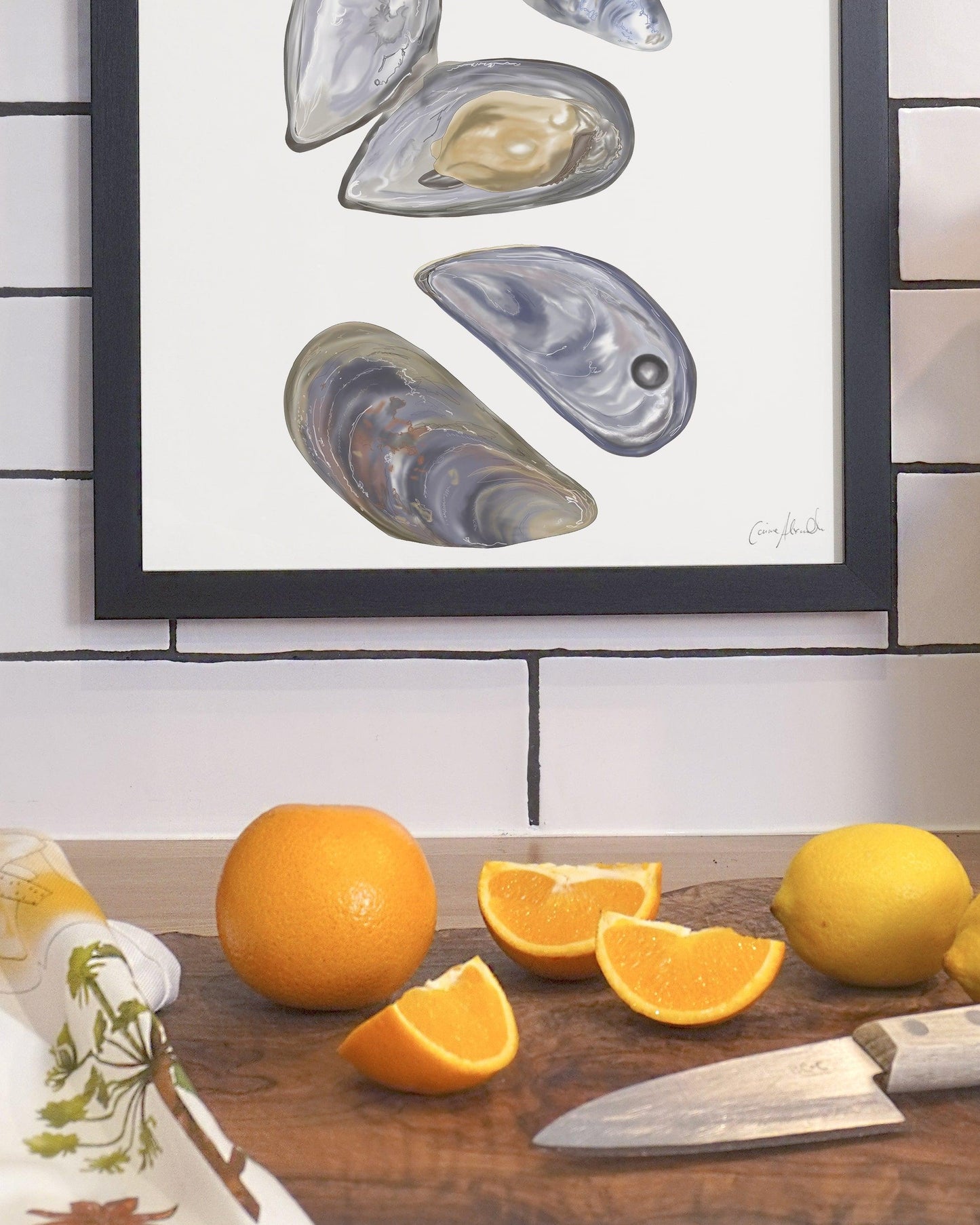 Mussels | Large Scale Print | A3
