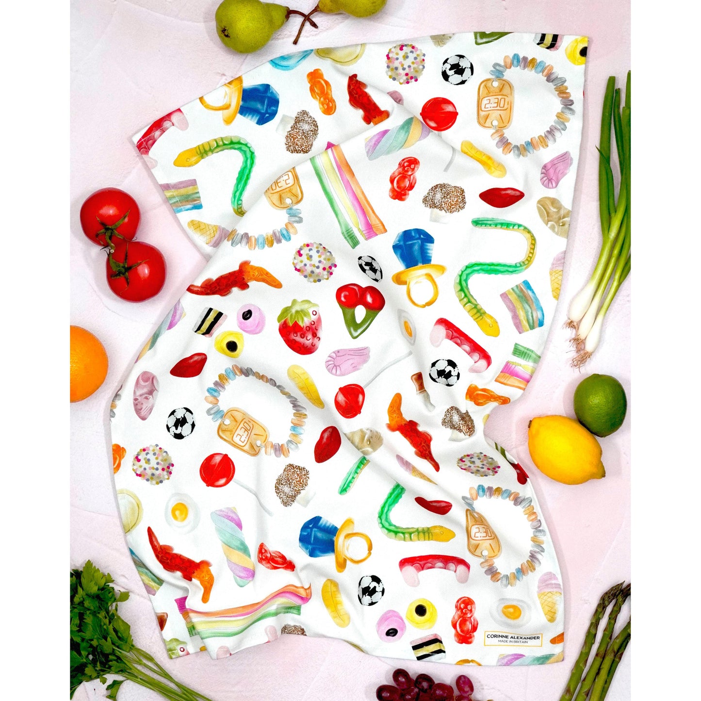 Pick & Mix Tea Towel