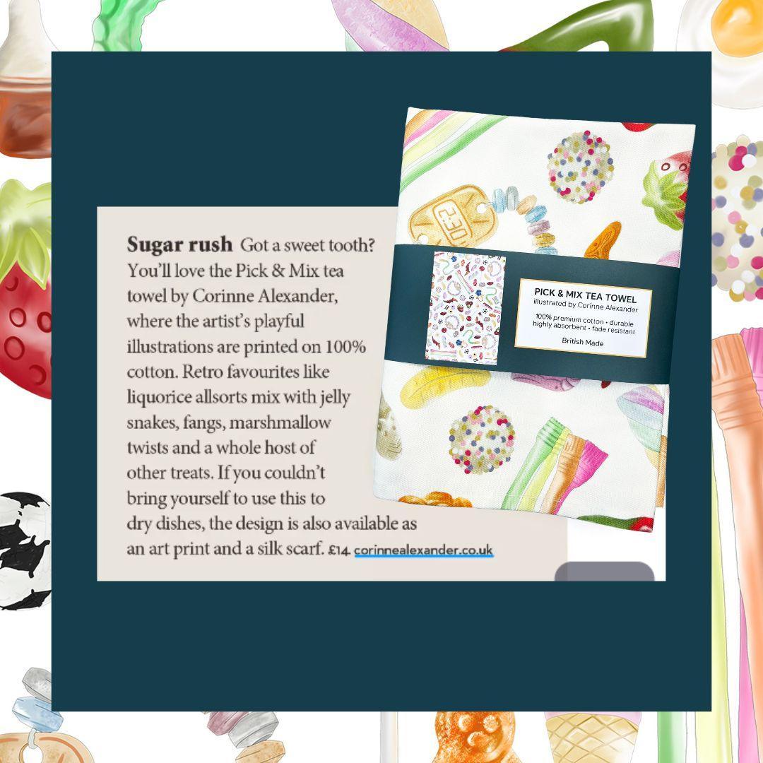 Pick & Mix Tea Towel