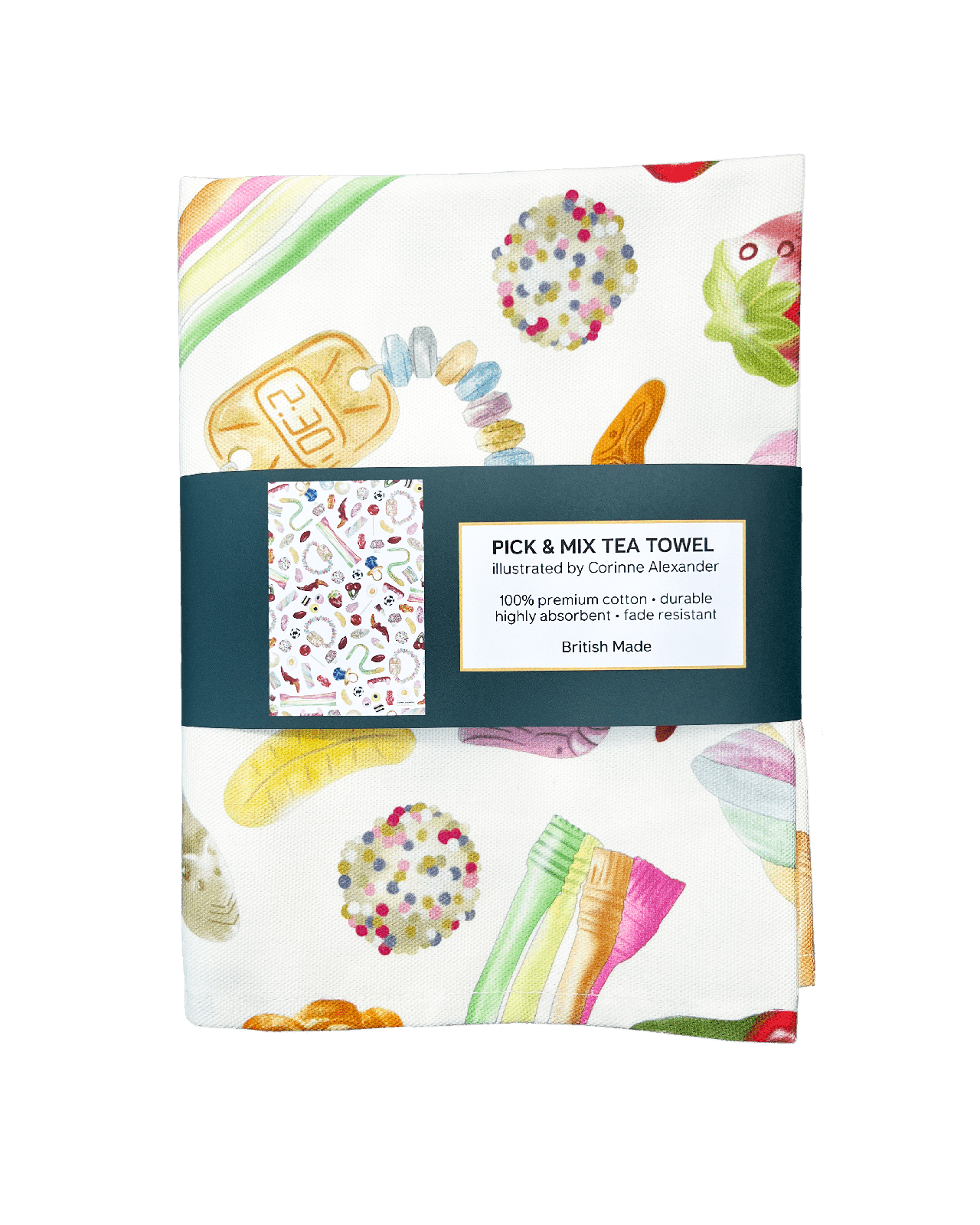 UK made homeware - Pick and mix tea towel