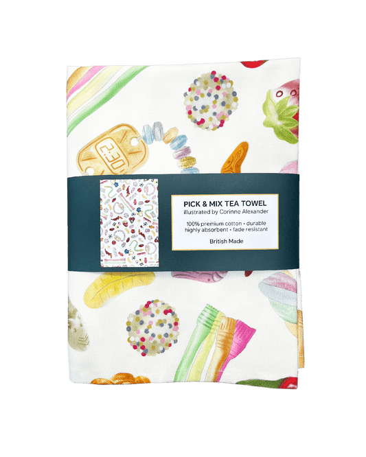 UK made homeware - Pick and mix tea towel