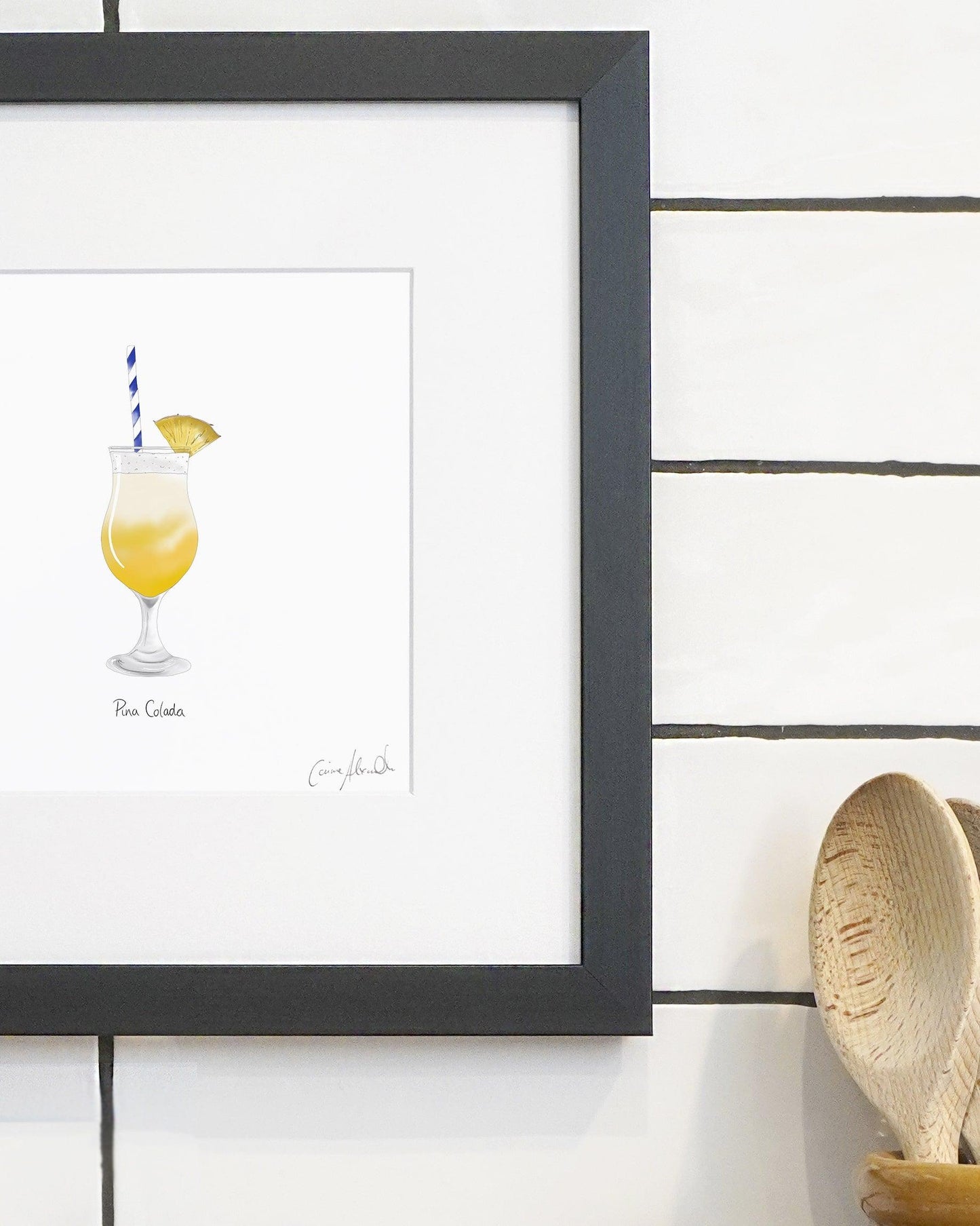 Pina Colada Cocktail Print