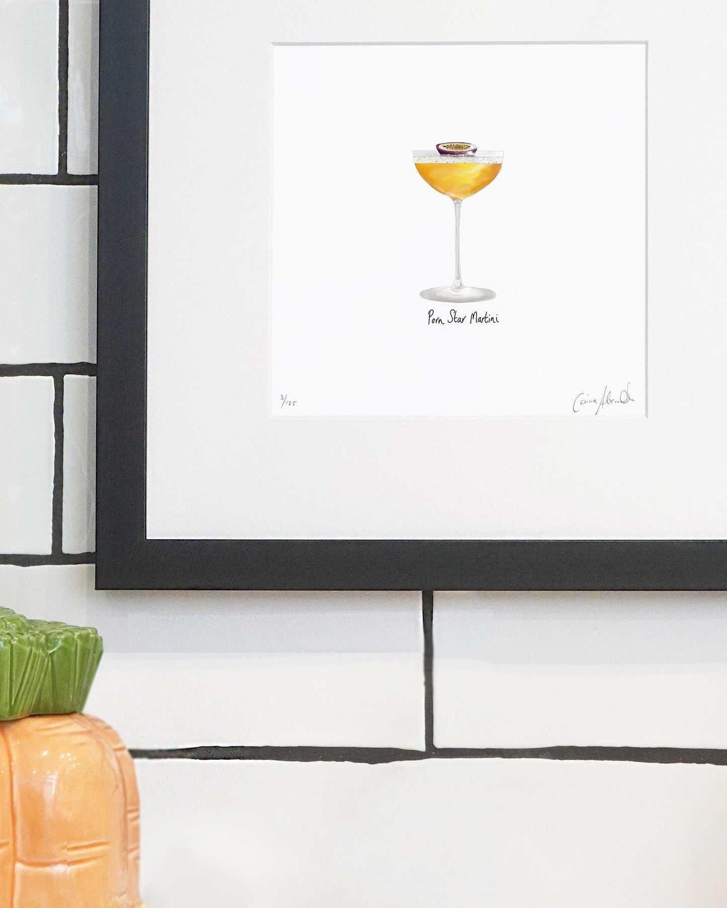 Porn Star Martini Print