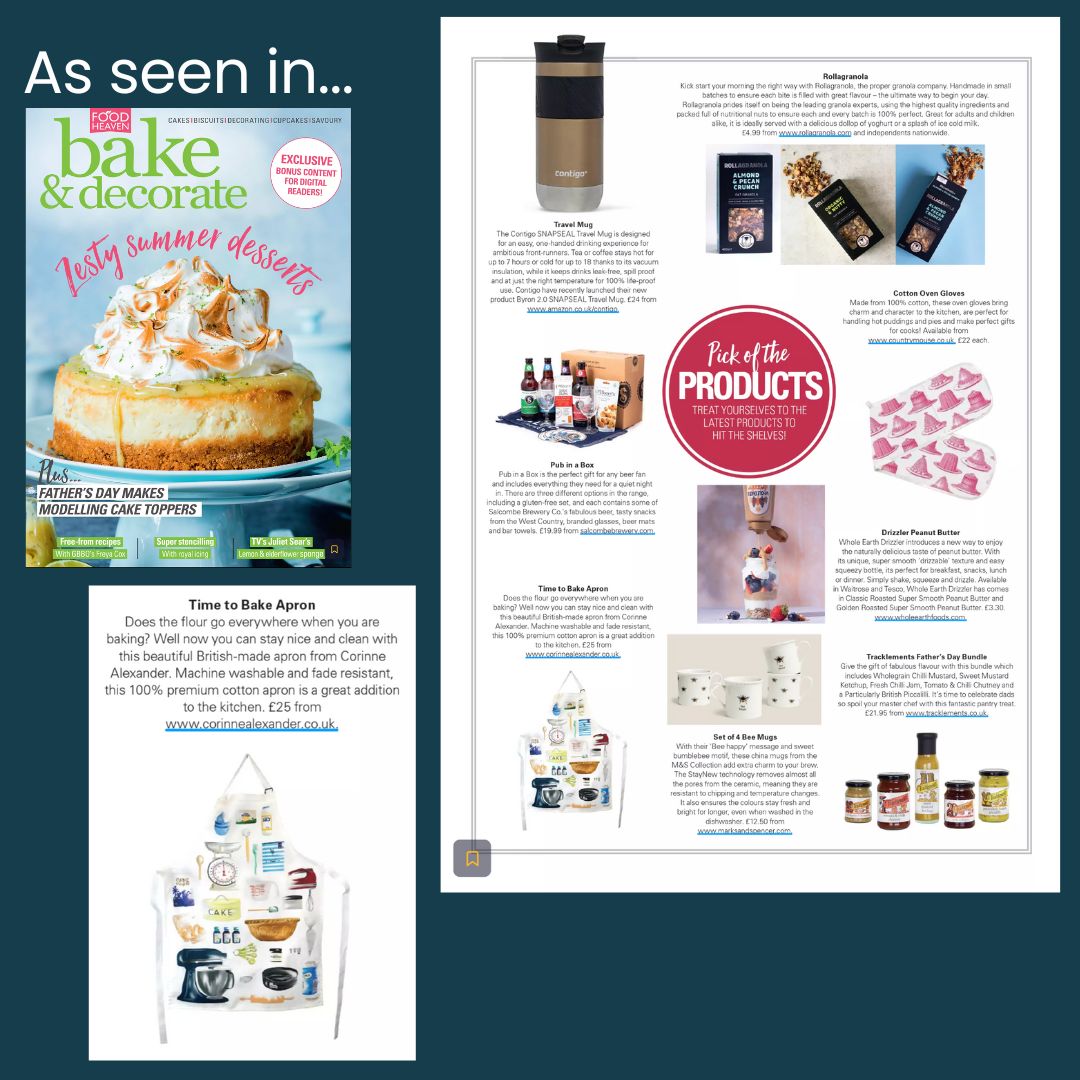 Featuring in Bake & Decorate magazine
