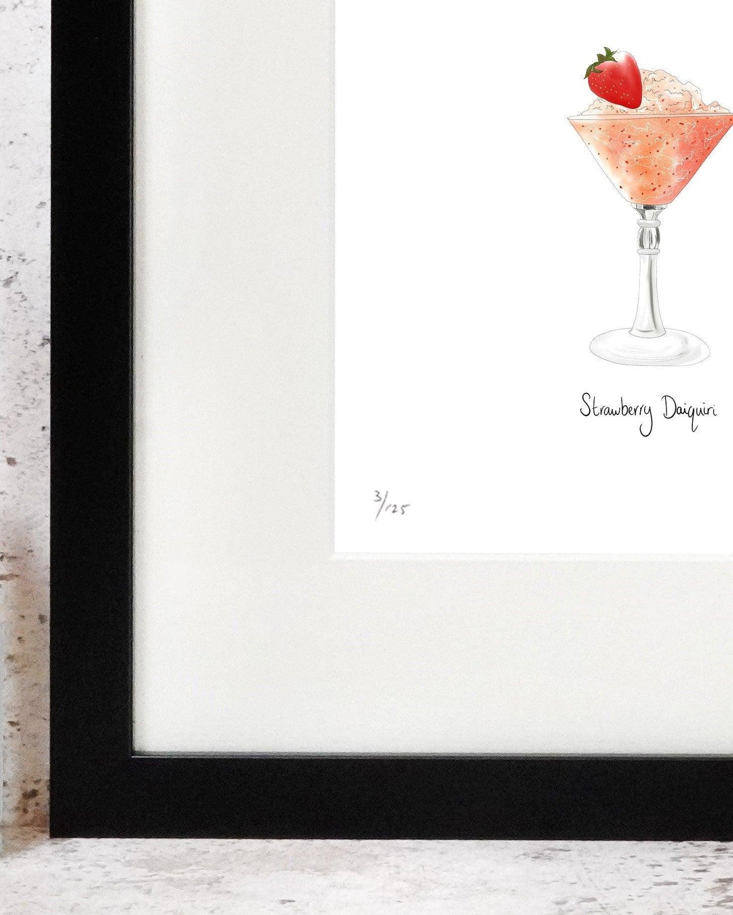 Frozen Strawberry Daiquiri limited edition print