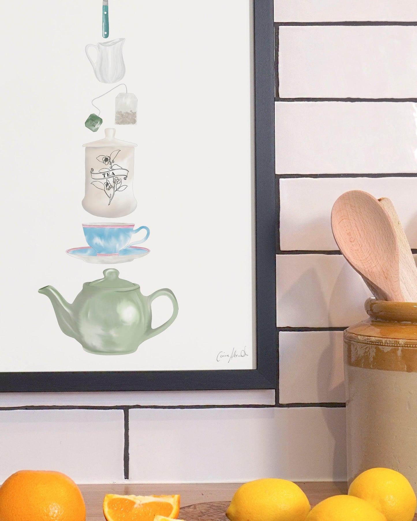 Time For A Brew | Large Scale Print | A3