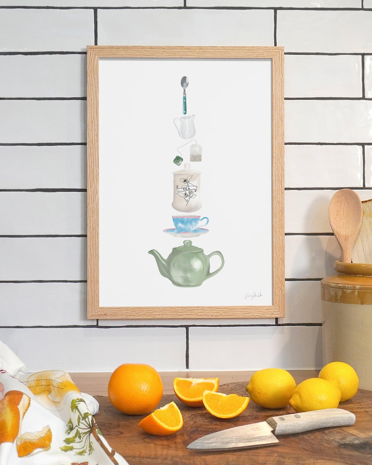Time For A Brew | Large Scale Print | A3