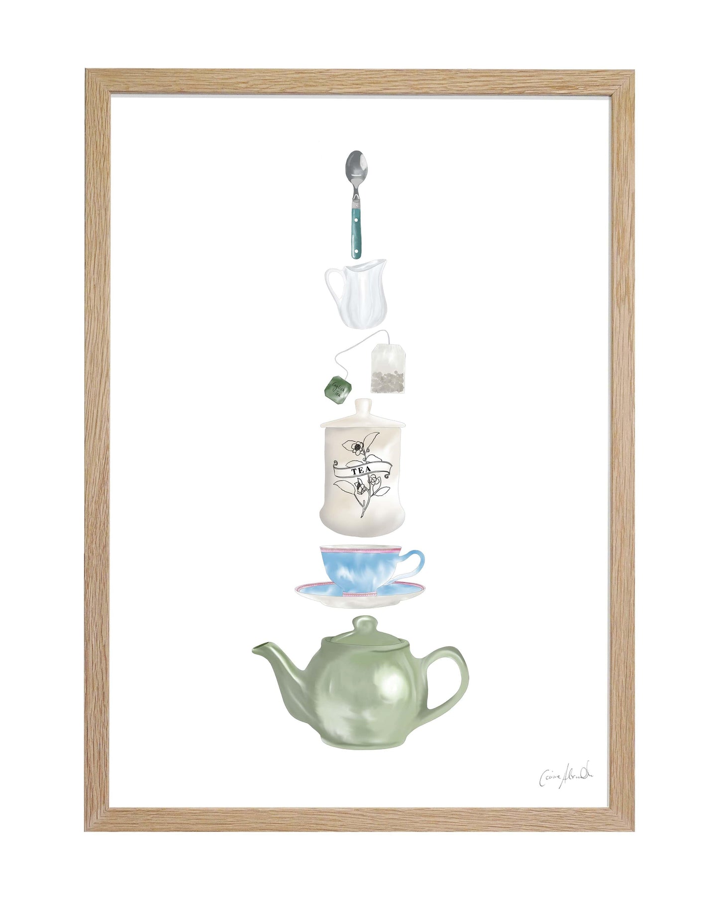 Time For A Brew | Large Scale Print | A3