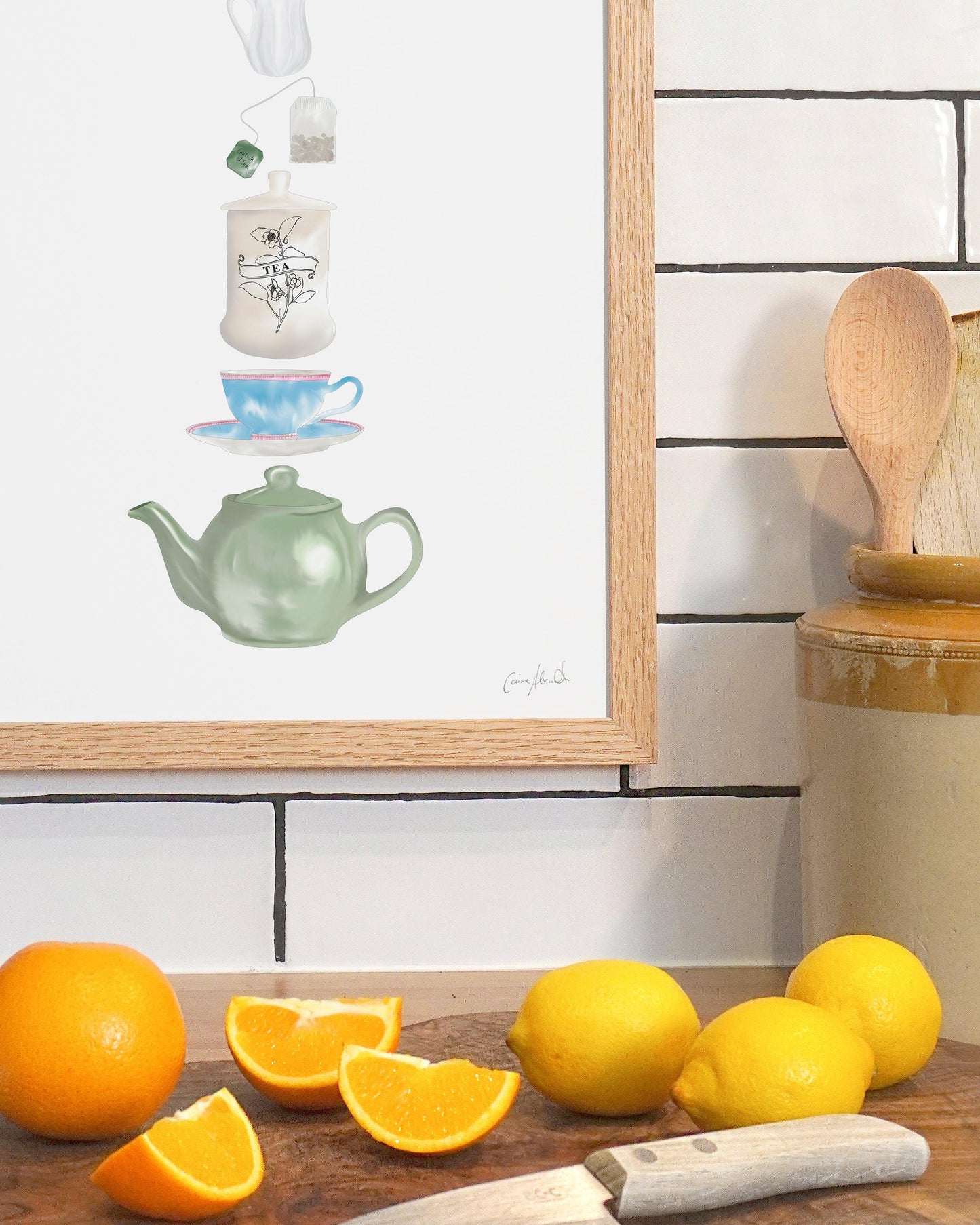 Time For A Brew | Large Scale Print | A3