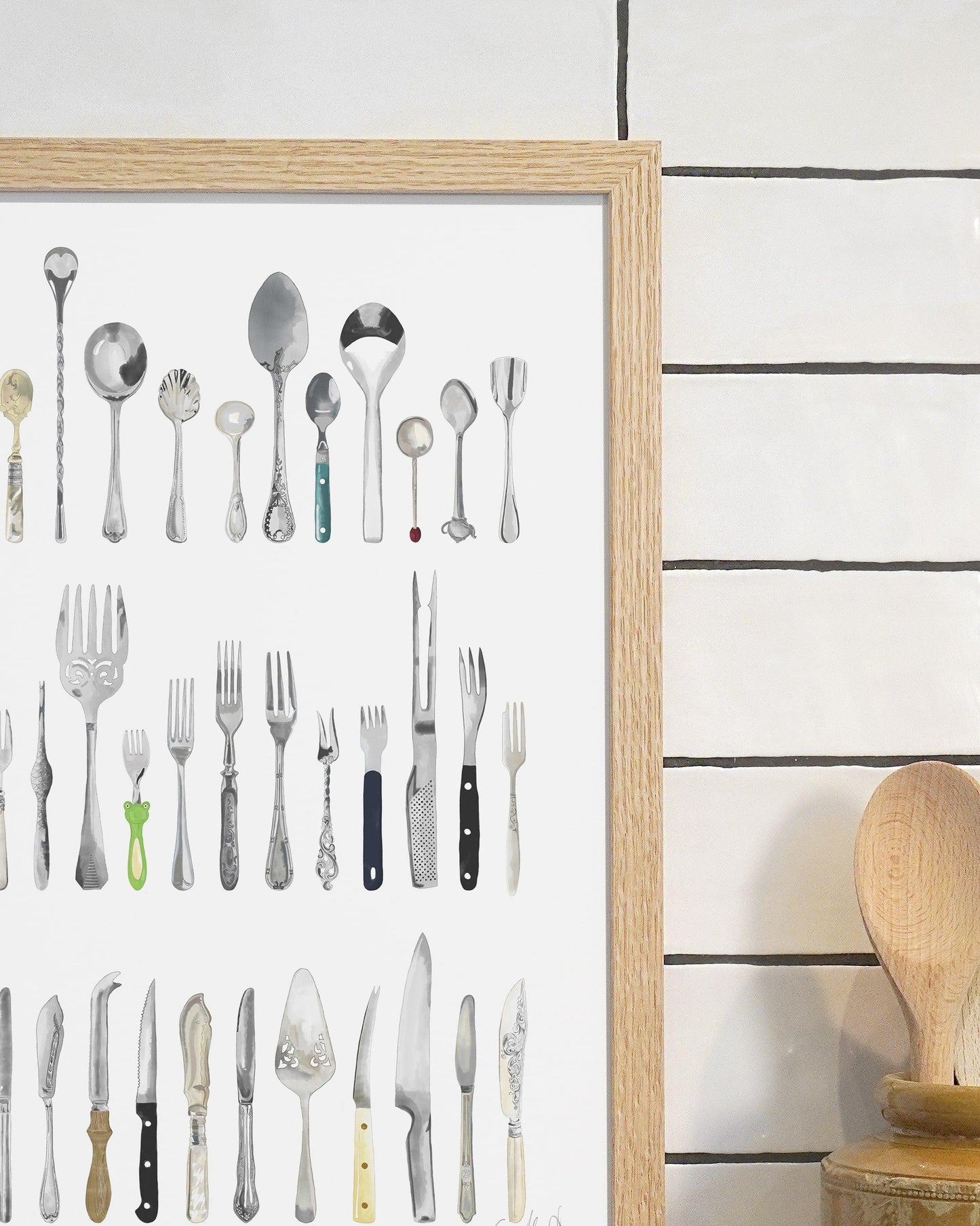 The Cutlery Draw | Large Scale Print | A3
