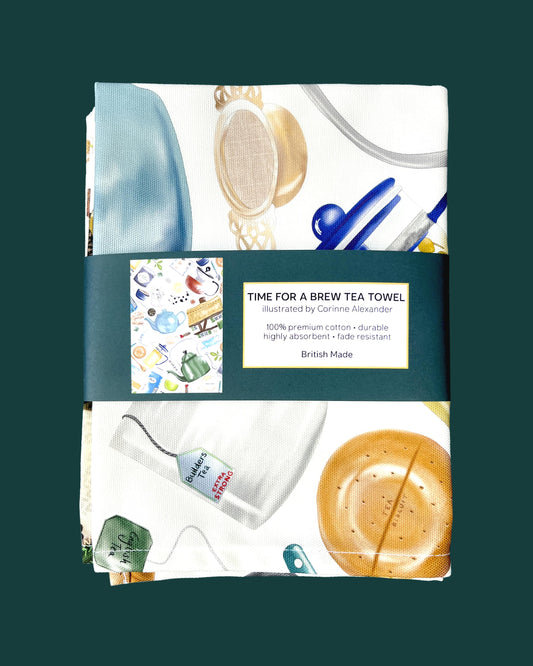 Time For A Brew Tea Towel