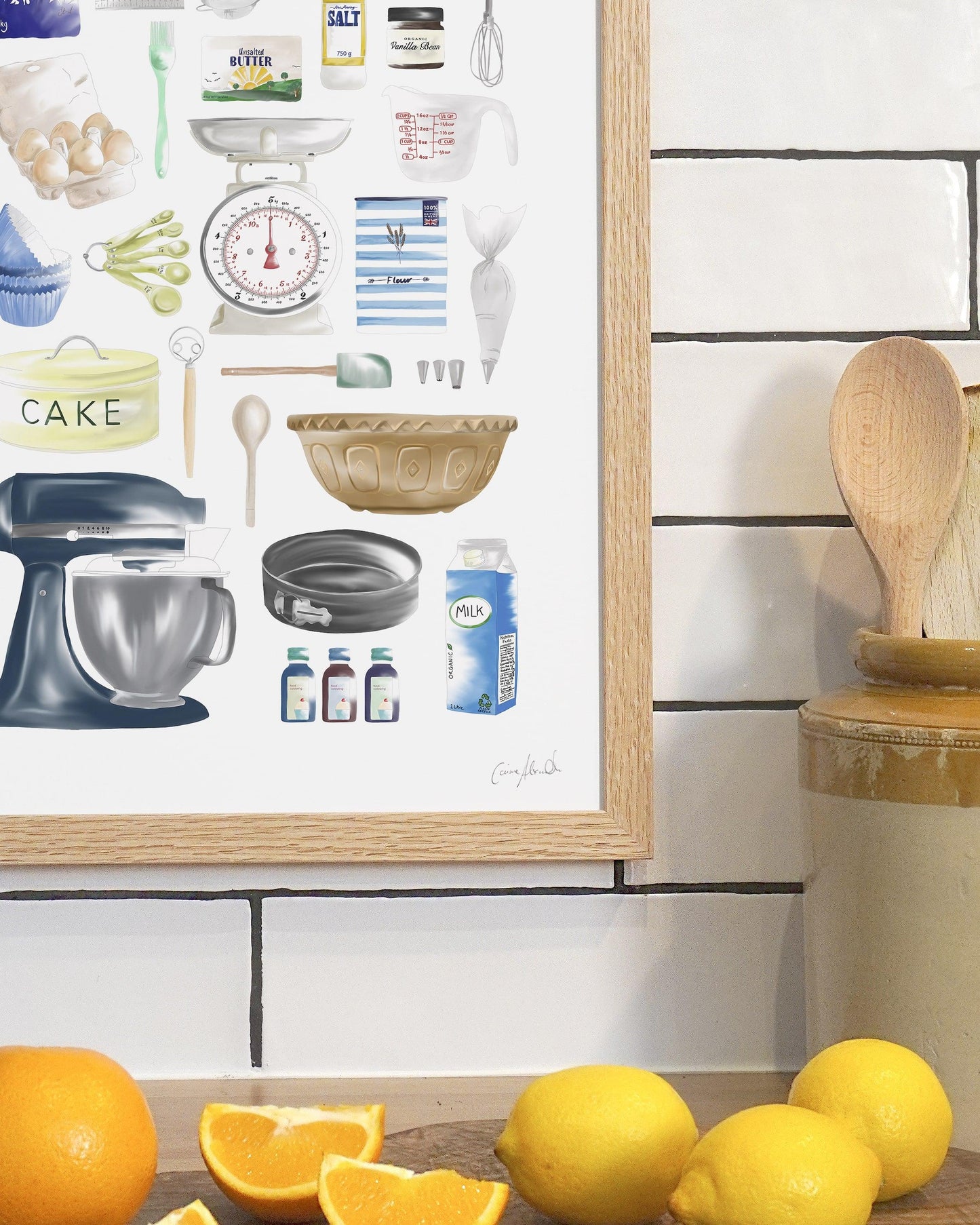 Time To Bake | Large Scale Print | A3