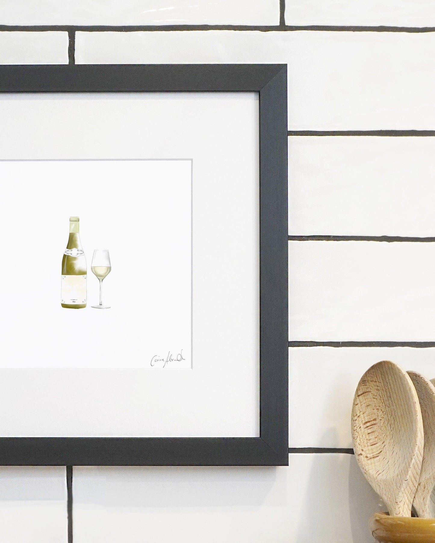 White Wine Print