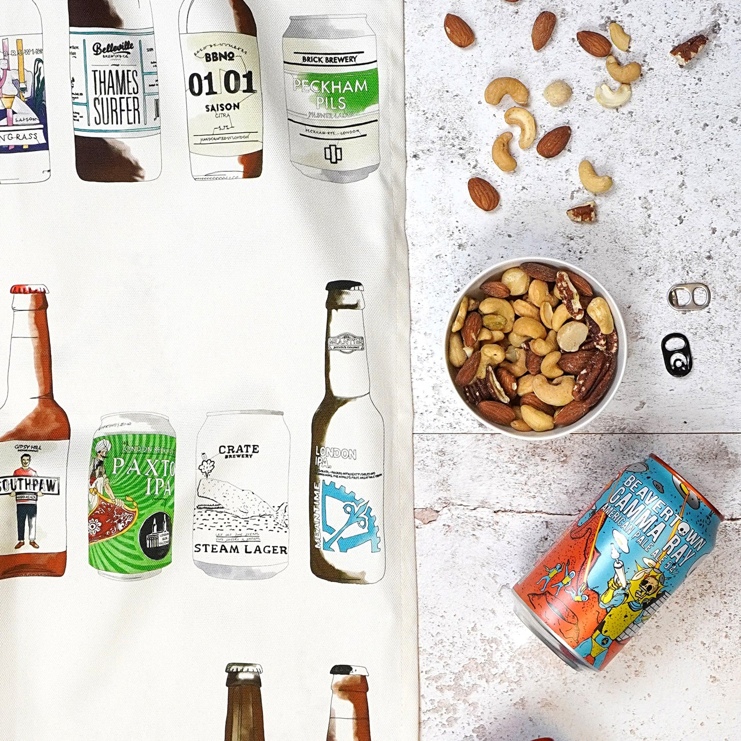 Craft Beer Tea Towel