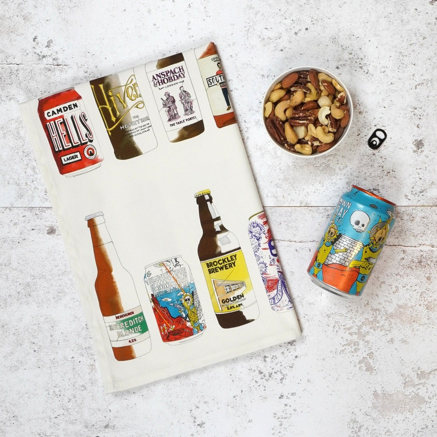 Craft Beer Tea Towel