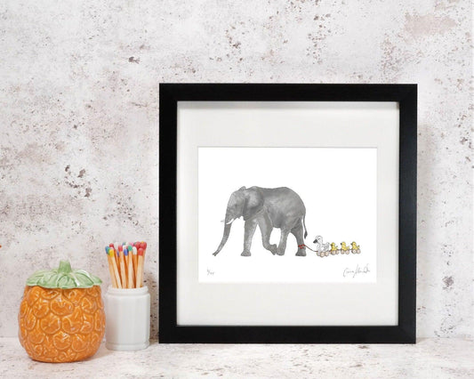 Elephant Nursery Art Print