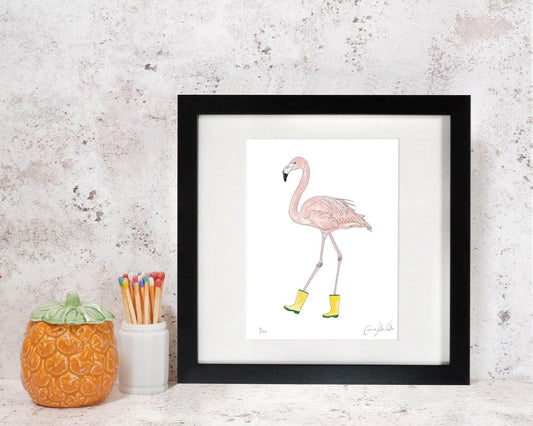 Fun Flamingo Nursery Print