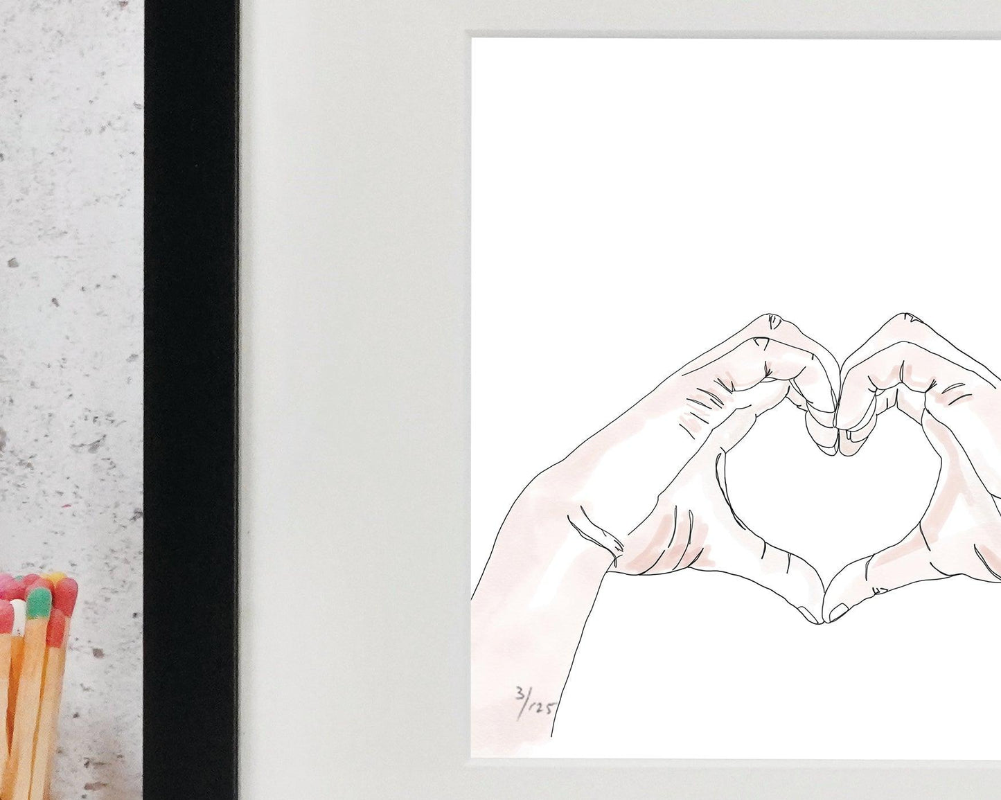 Loving Heart print