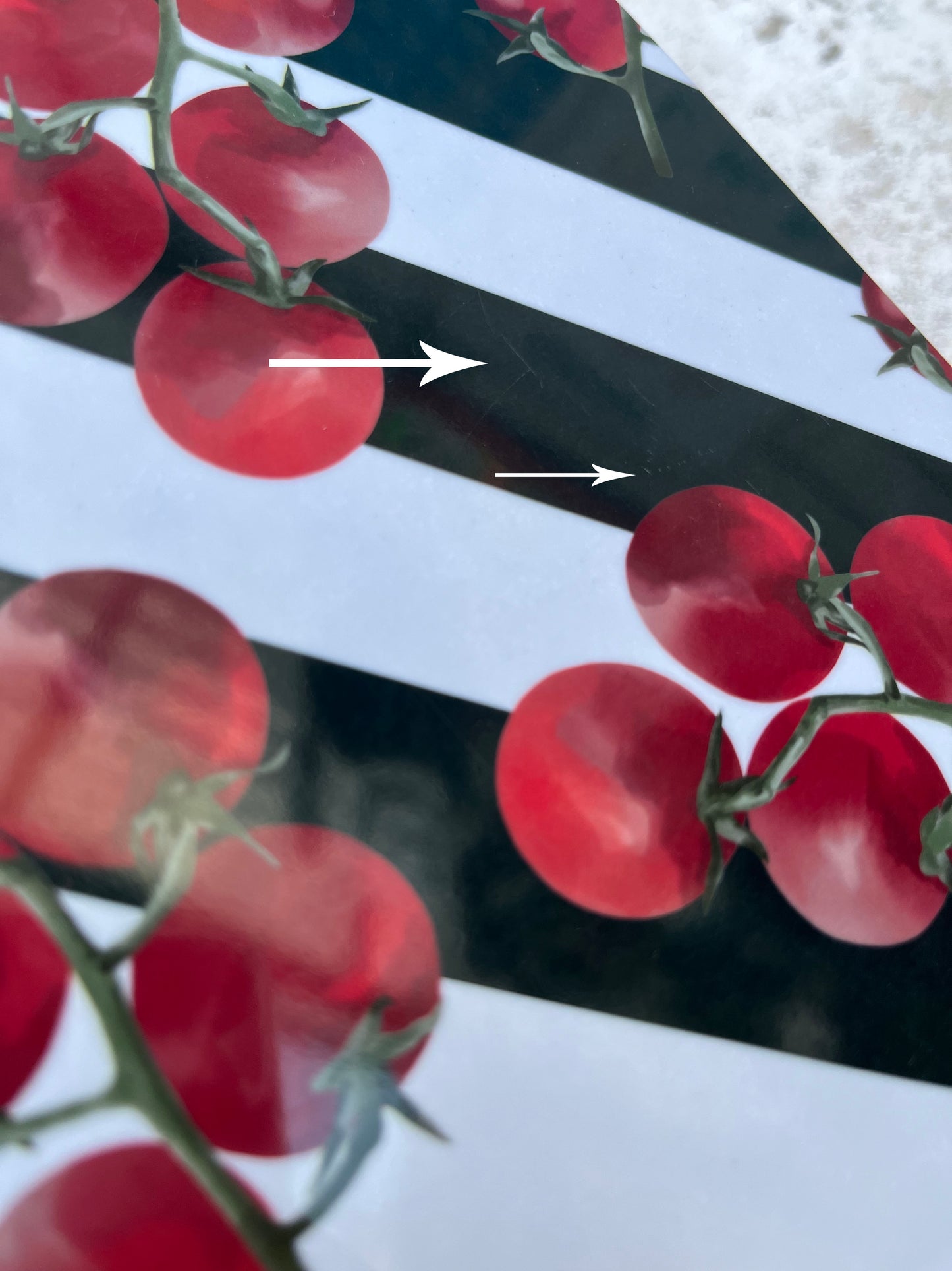 Striped Tomato Placemats - SECOND