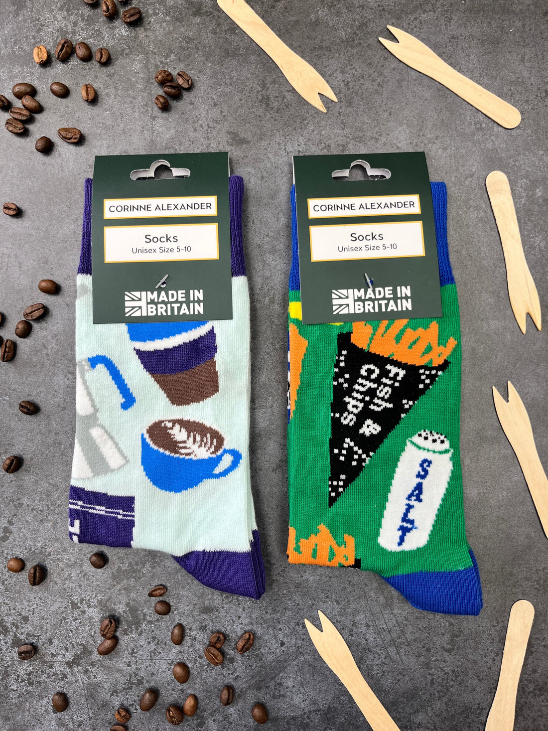 From the kitchen to your wardrobe…Socks have launched
