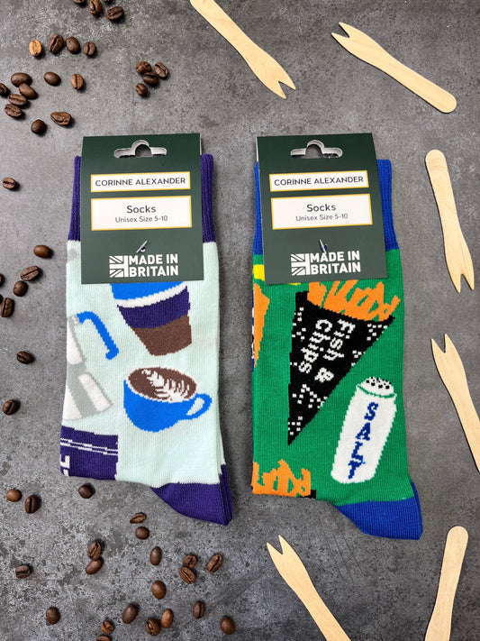 From the kitchen to your wardrobe…Socks have launched