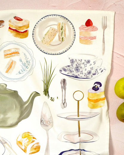 Afternoon Tea Tea Towel
