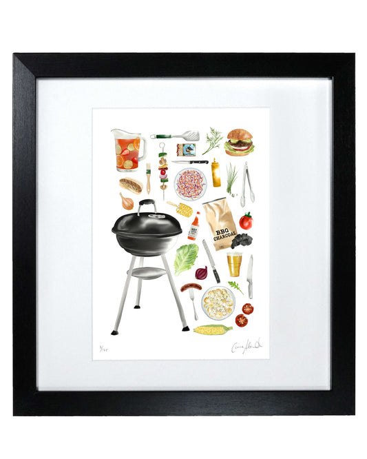 BBQ Art Print