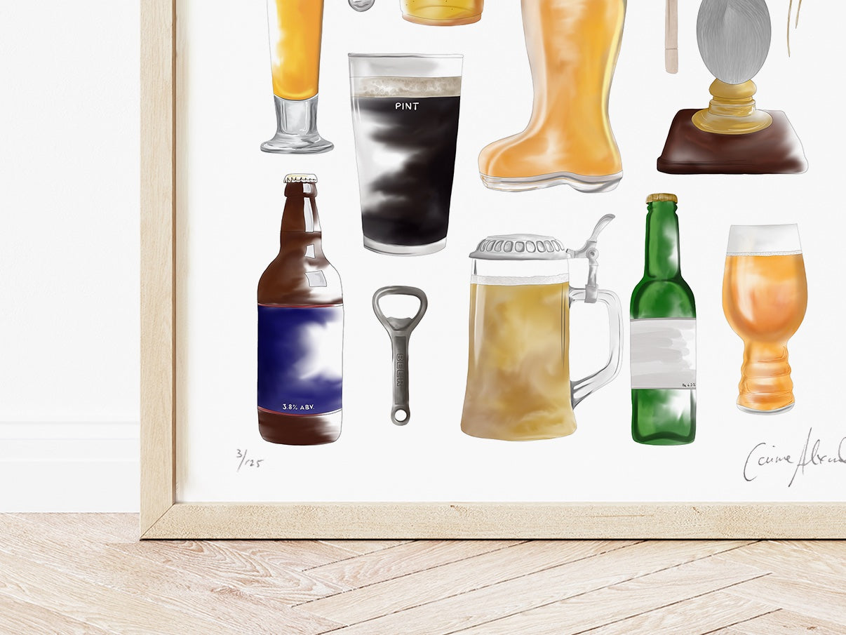 Large Print featuring Beer