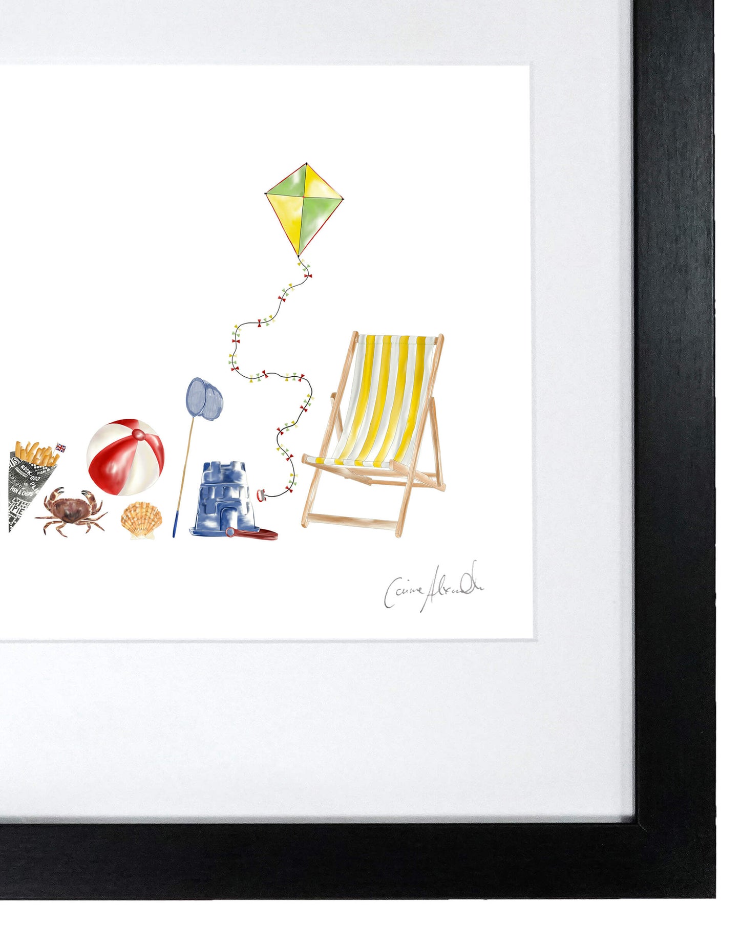 British Seaside Art Print