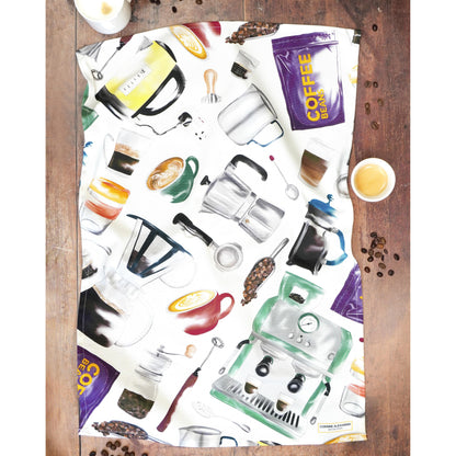 But First, Coffee Tea Towel