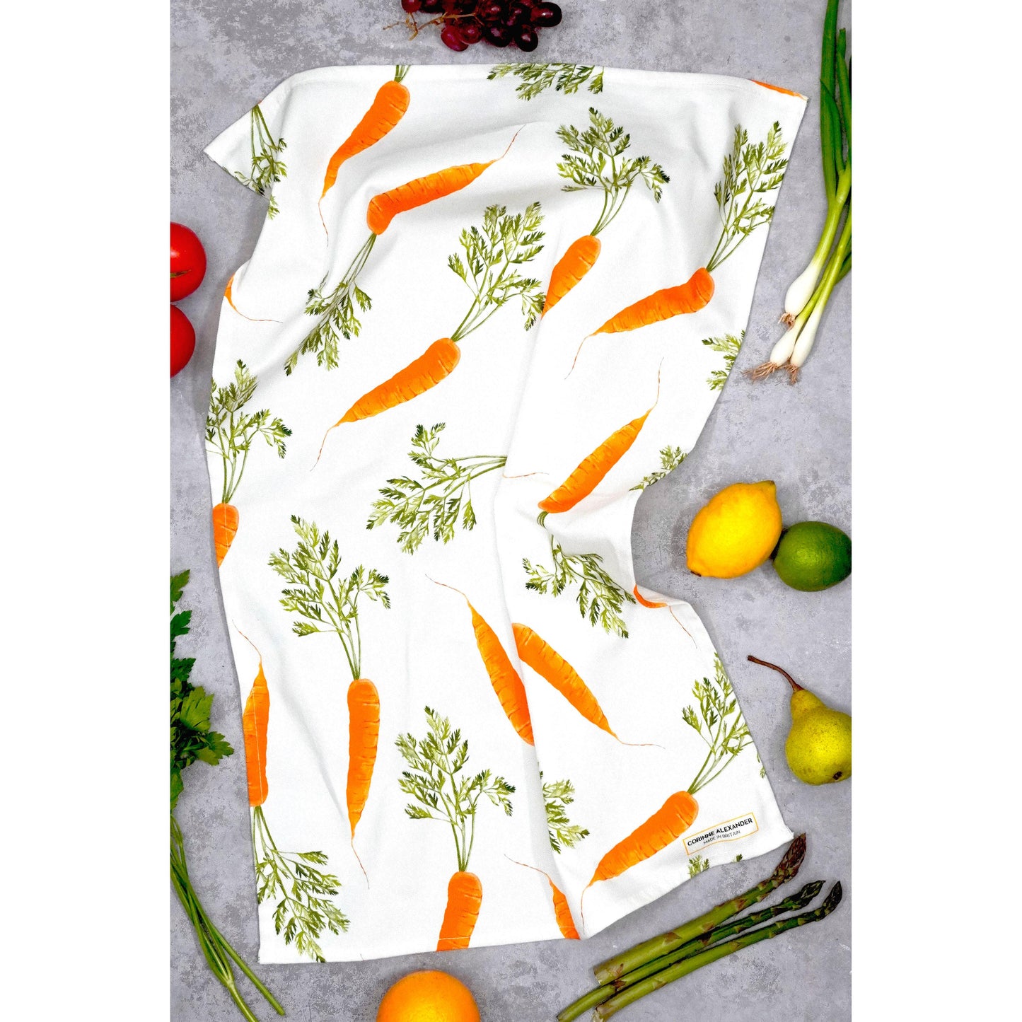 Carrot Tea Towel