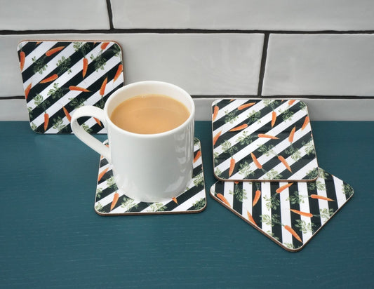 Striped Carrot Coasters