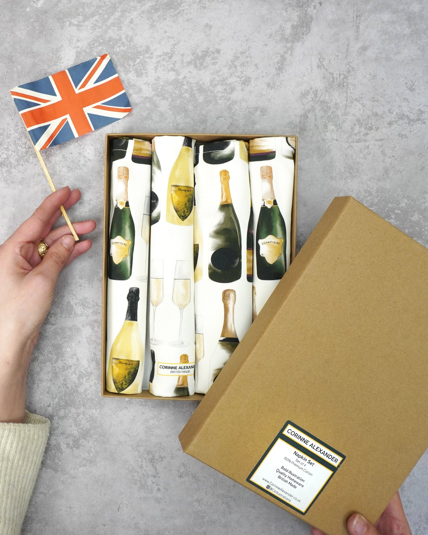 Champagne Napkin