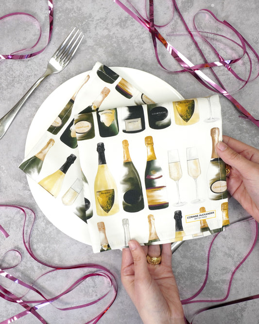Champagne Napkin