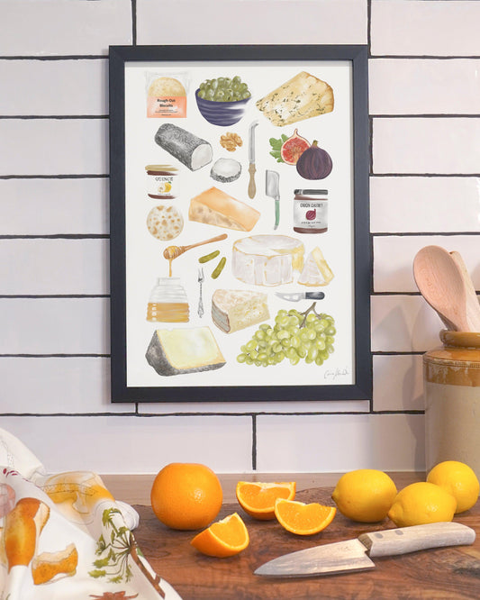 Cheese Board | Large Scale Print | A3