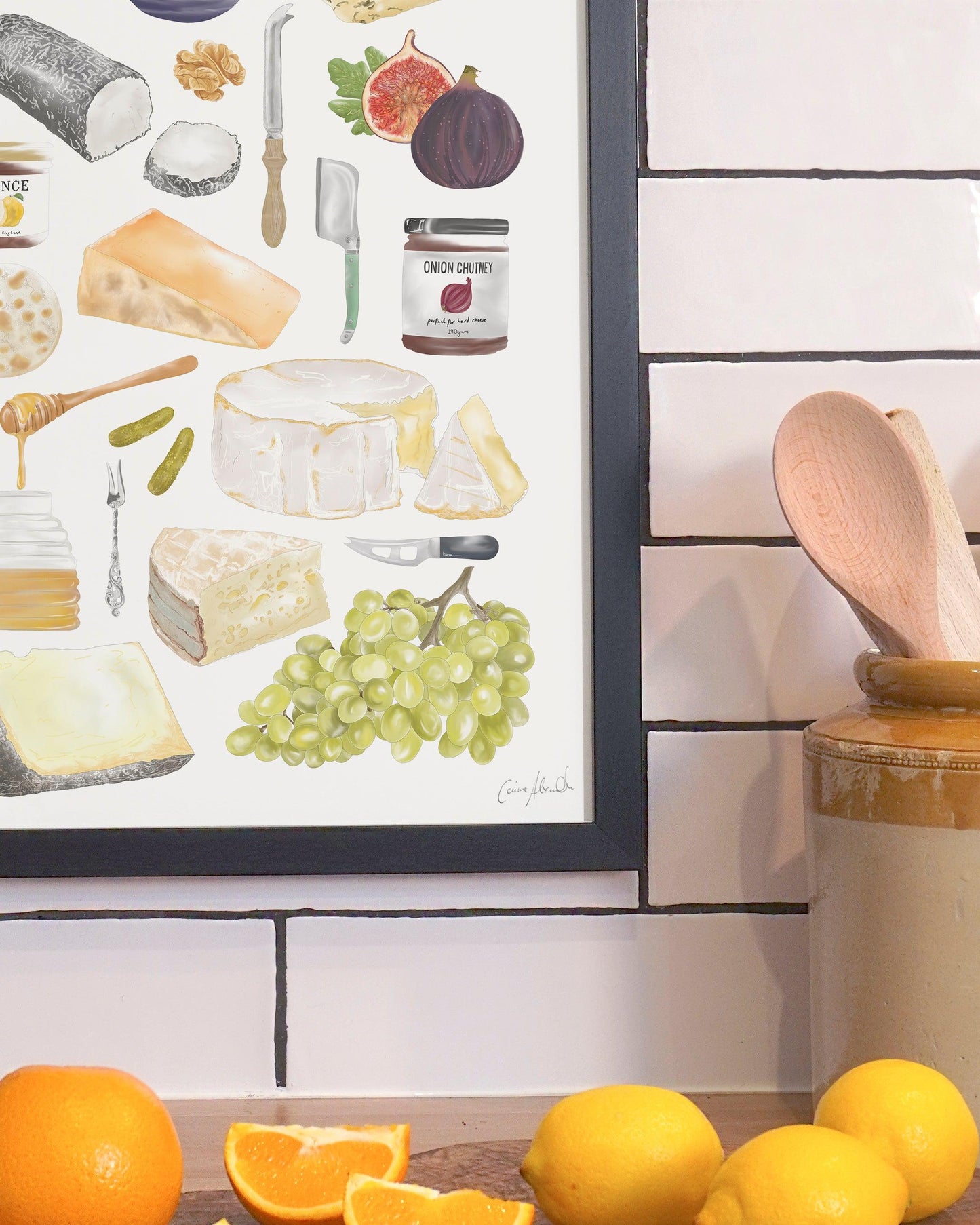 Cheese Board | Large Scale Print | A3