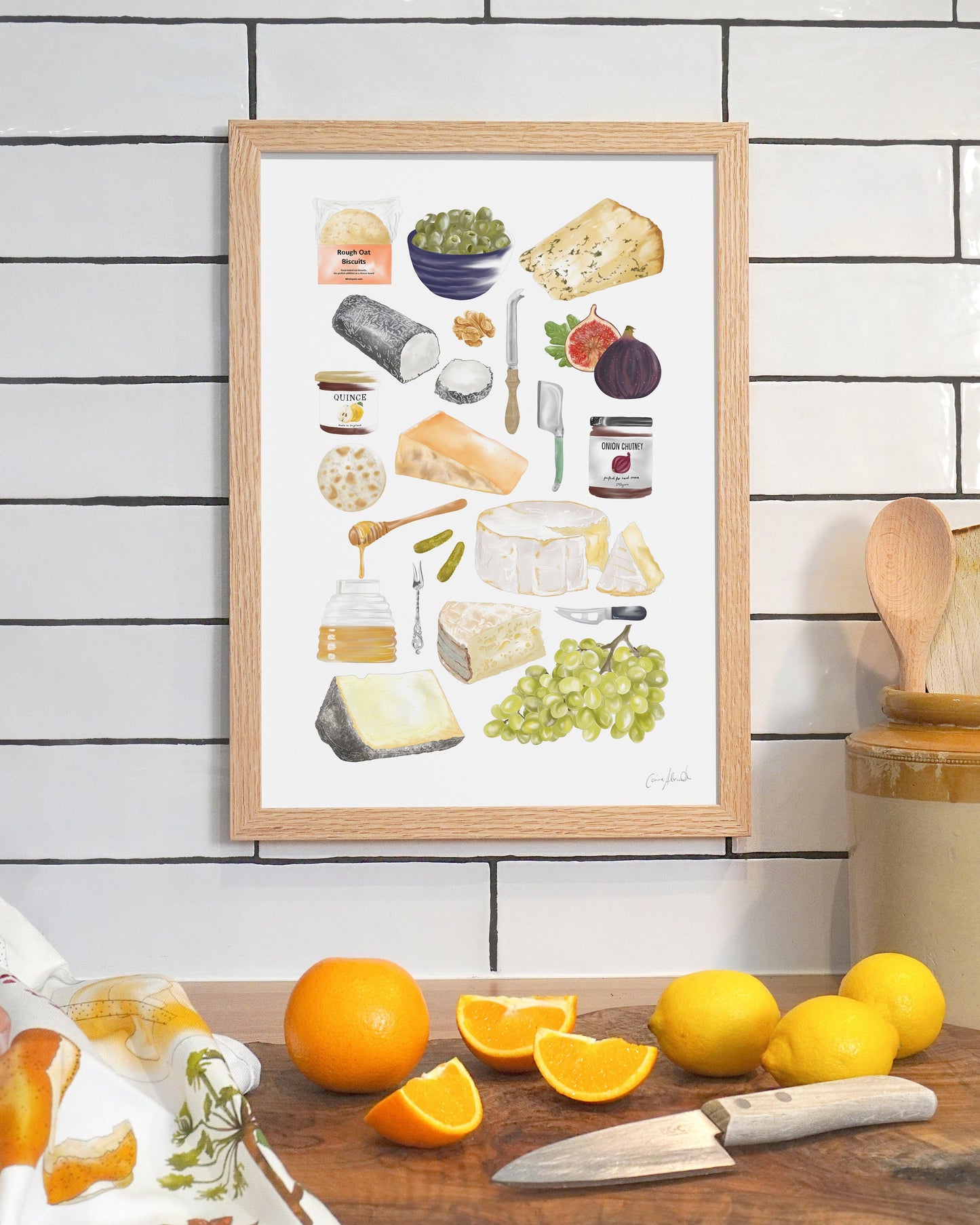 Cheese Board | Large Scale Print | A3