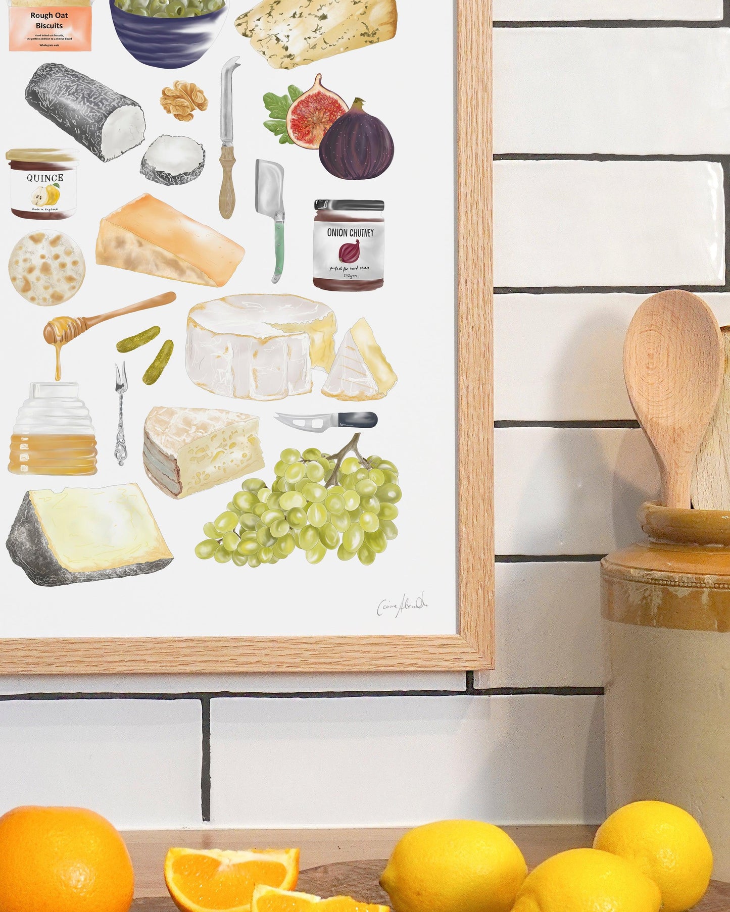 Cheese Board | Large Scale Print | A3