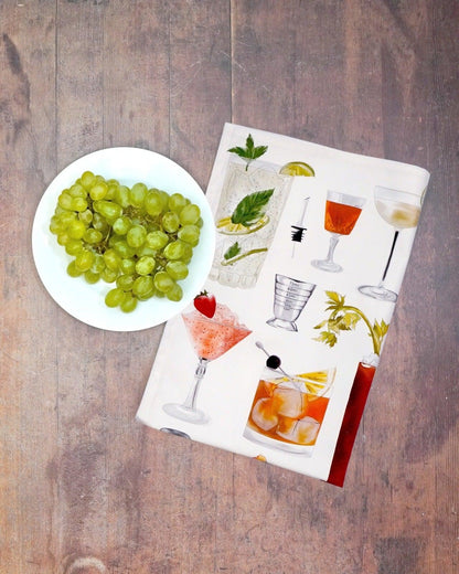 mixologist gift idea a cotton tea towel
