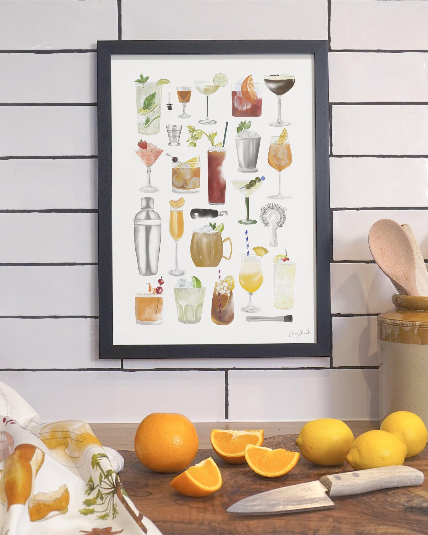 Cocktails | Large Scale Print | A3