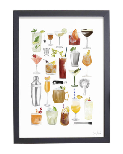 Cocktails | Large Scale Print | A3