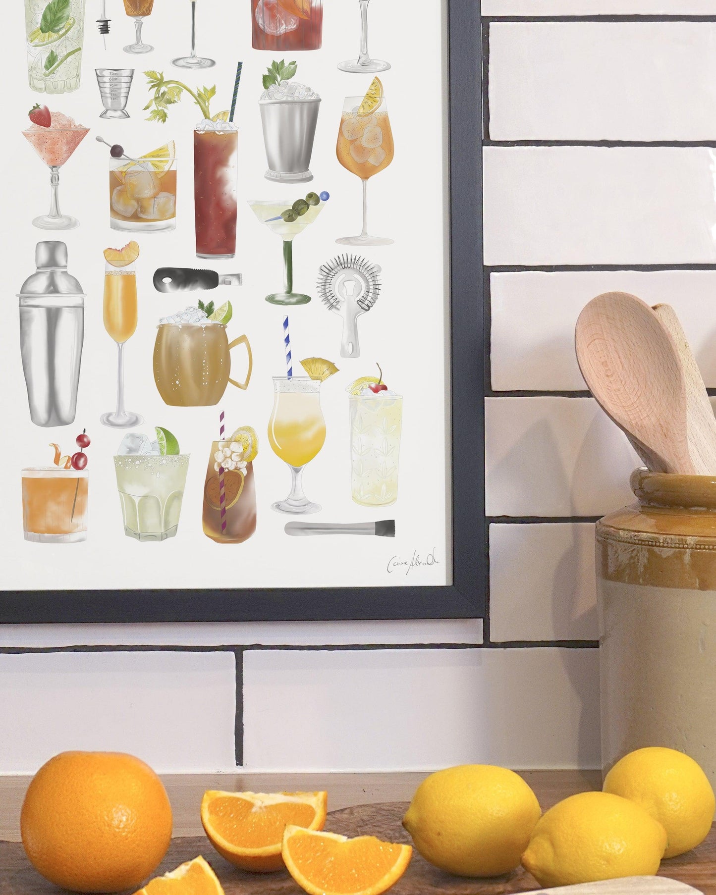 Cocktails | Large Scale Print | A3